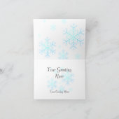 Carte - chats siamois de Noël (Intérieur)