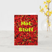 CARTE CHAUD (Fleur jaune)