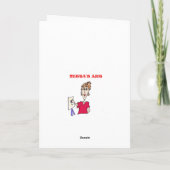 Carte Chaud Mama sur la Hill Martini Beach Card (Dos)