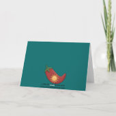 Carte Chaud Red Chili Pepper Retirement - Ouest (Dos)