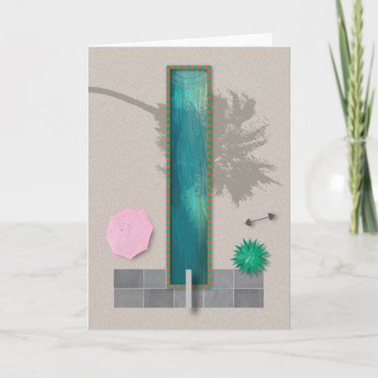 Carte chaude de piscine de Festivus de climat de (Devant)