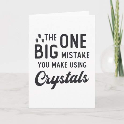 Carte Chauffage de cristal que vous faites à l'aide de c (Devant)