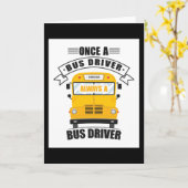 Carte chauffeur de bus (Fleur jaune)