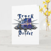Carte Chauffeur de camion (Fleur jaune)