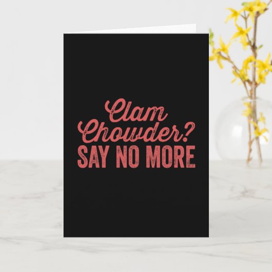 Carte Chauffeuse de palourdes (Fleur jaune)