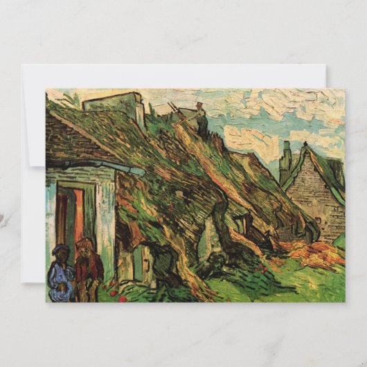 Carte Chaumières en grès par Vincent van Gogh (Devant)