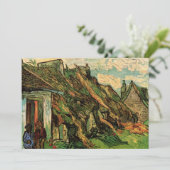Carte Chaumières en grès par Vincent van Gogh (Debout devant)