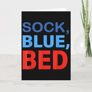 Carte Chaussette Lit Bleu Citation Drôle Citation Hommes
