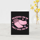 Carte Chaussettes Non Slip Ne Tombent Pas Pour Moi Drôle (Fleur jaune)