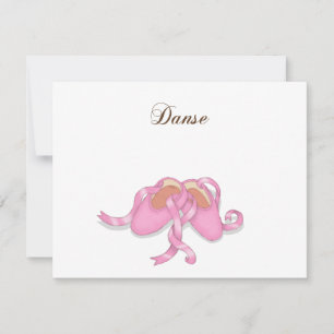Carte Chaussons Ballet Danse