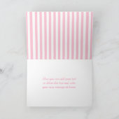 Carte Chaussons de ballet Ballerina fête d'anniversaire (Intérieur)