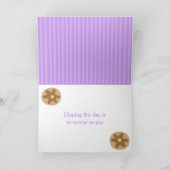 Carte Chaussons de chien Pyjamas & Pancakes Fête d'anniv (Intérieur)