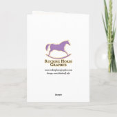 Carte Chaussure de mastication de joyeux anniversaire…. (Dos)