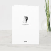 Carte Chaussure en bois - Bonne année (Dos)