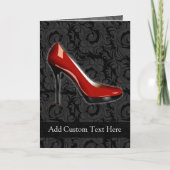 Carte Chaussure rouge Sassy (Devant)