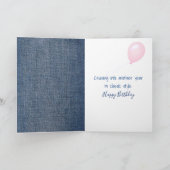 Carte Chaussures à lacets roses d'anniversaire dans une (Intérieur)