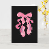 Carte Chaussures de ballet Danseurs de ballet (Fleur jaune)