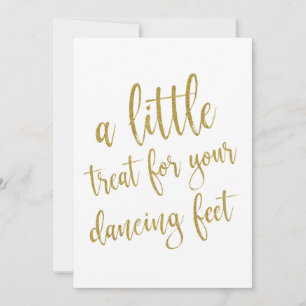 Carte Chaussures de Danse Paillettes Dorées Signe Aborda