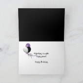 Carte Chaussures de selle et humour d'anniversaire de ma (Intérieur)