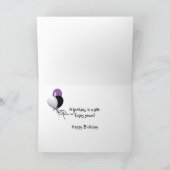 Carte Chaussures de selle et marguerite Anniversaire (Intérieur)