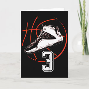Carte Chaussures de sport Kids Sketll Cadeau de fête d'a