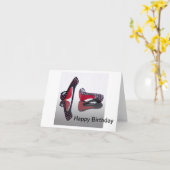 Carte Chaussures glorieuses de chaussures (Fleur jaune)