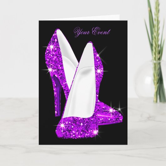 Carte Chaussures haute Parties scintillant violet Stille (Devant)