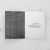 Carte Chaussures Saddle Humour d'anniversaire (Intérieur)