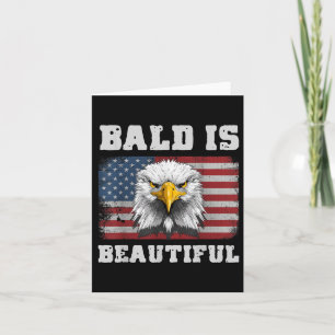 Carte Chauve Est Beau 4 Juillet Fête De L'Indépendance B