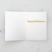 Carte Chauve-souris mignonne d'Halloween (Intérieur)
