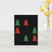 Carte Checkered Christmas Tree Graphic Crewneck Swea Fun (Fleur jaune)