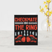 Carte Checkmate Dans La Fusion De Boxe D'Échecs Anneau (Fleur jaune)