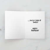 Carte Cheeky 60e anniversaire (Intérieur)