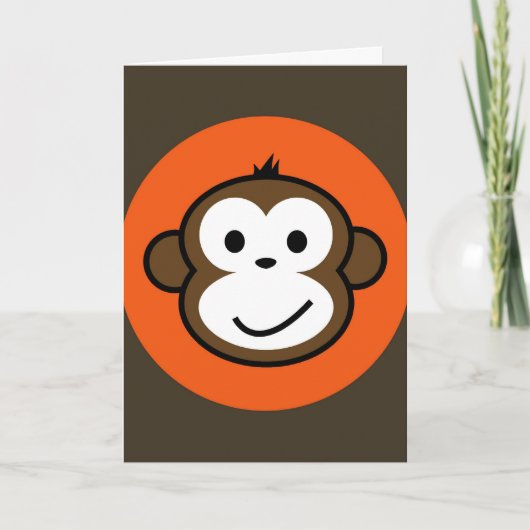 Carte Cheeky Monkey (Devant)