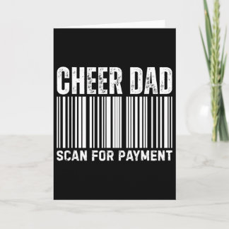 Carte Cheer Dad Scan For Payment Cheerleading 