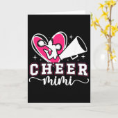 Carte Cheer Mimi Grand-mère Mimi d'une meneuse de claque (Fleur jaune)