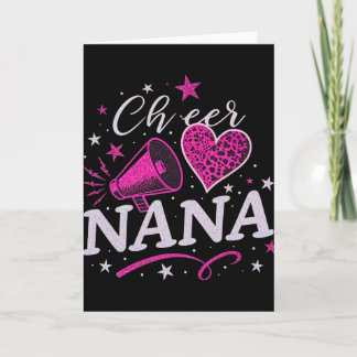 Carte Cheer Nana For Mother's Day Cheerleader Grandma Pr