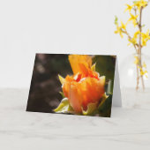 Carte Cheerful Blank (Fleur jaune)