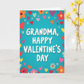 Carte Cheerful Grandma Valentine Card (Fleur jaune)