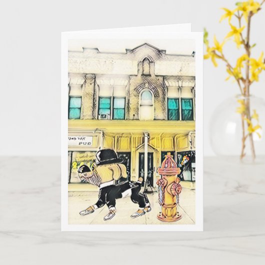 Carte Cheerio ! Joyeux anniversaire 🎂 🎊 🎈 🥳 (Fleur jaune)