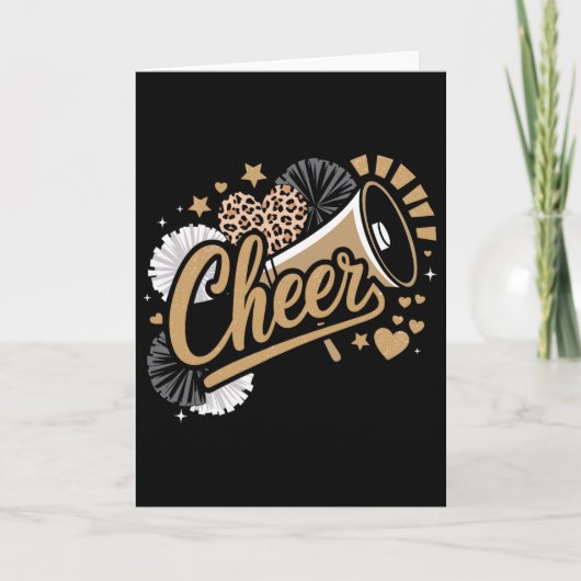 Carte Cheerleader drôle (Devant)