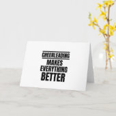 Carte Cheerled rend tout mieux (Fleur jaune)