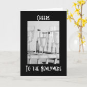 CARTE CHEERS AUX JOURNAUX ET FÉLICITATIONS (Fleur jaune)