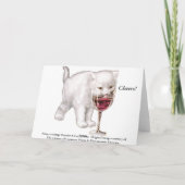 Carte Cheers Kitten (Dos)