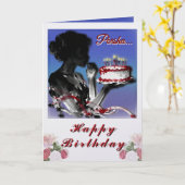 Carte Cheers To You Birthday Cake Greeting  (Fleur jaune)