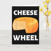 Carte Cheese Wheel Video Jeu Conception de mème (Fleur jaune)