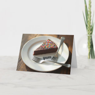Carte Cheesecake au chocolat