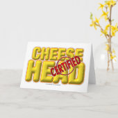 Carte CheeseHead certifié (Fleur jaune)