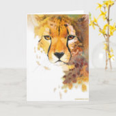 Carte - Cheetah ! (Fleur jaune)