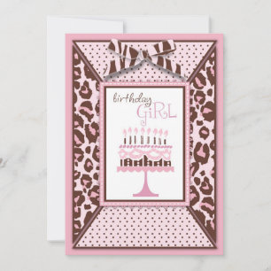 Carte Cheetah Girl Card 2